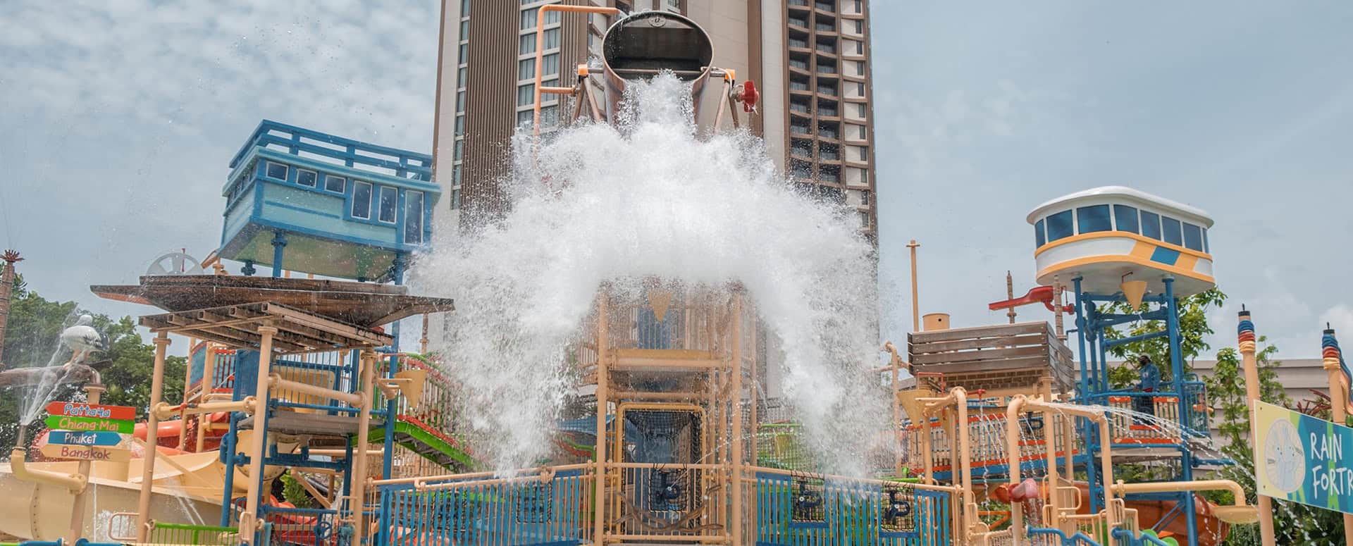 The Vana Nava waterpark beside Holiday Inn hotel in Hua Hin, Thailand